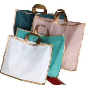 Garment Shopping Bags Plastic PE Custom Plastic Shopping Bags