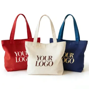 Gift Custom Logo Recycled Foldable Cotton Canvas Tote Bag Eco friendly Wahable Shopping Shoulder Canvas Tote Bag