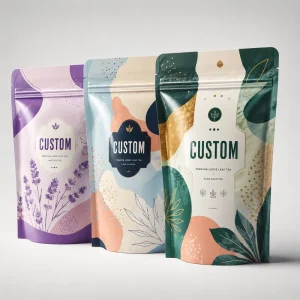 Glossy Printed Gummy Bag Edible Bag 3.5g Bag 7g Bag 24g Bag Custom Bag Mylar Bag with Zipper Lock Heat Sealable Retail Pouch