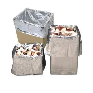 Grain Sealed Storage Packaging Moisture proof Square Bottom Carton Liner Bag with Inner Membrane for Bedding Customizable Size
