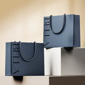 Handbags Gift Bags Customized Clothing Store Kraft White Cardboard Bags Gift Packaging Bags