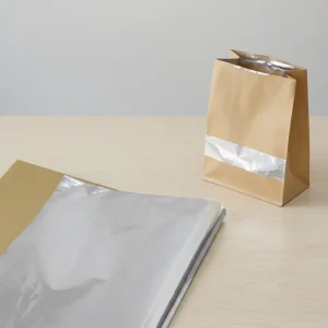 Heat Seal Outer Packaging Moisture and Oil Proof Aluminum Foil Laminated White Brown Kraft Paper Paper