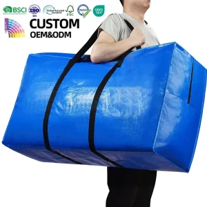 Heavy Duty Moving Storage Bags Extra Large Waterproof Moving Bags with Reinforced Handles Foldable Packing Bags Bulk OEM