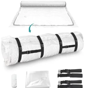 Heavy Duty Reinforced Seams Waterproof Mattress Vacuum Compression Bag for Moving & Storage