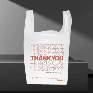 High Quality Biodegradable HDPE Custom Packaging Supermarket Shopping T Shirt Carrier Bags Plastic Bags