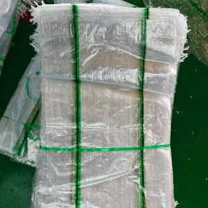 High Quality Custom Transparent PP Woven Bags for Rice Grain Packaging