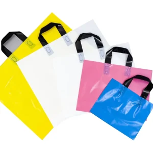 High Quality Customised Printing Resealable Clean Plastic Shopping Bags Customized Printed Clothing Packaging Plastic Bags