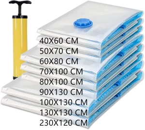 High Quality Durable PET Vacuum Bags Specialized Packaging for Bedding Including Blankets Pillows Household Products