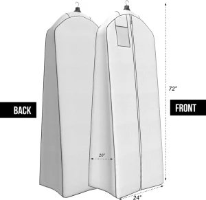 High Quality Non Woven Wedding Dresses Packaging Bag for Bridal Wedding Dress Gown