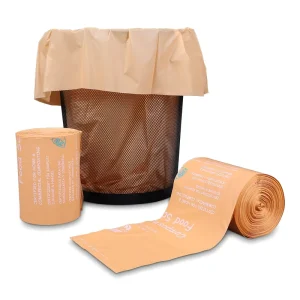 High Quality Oxo Biodegradable Heavy Duty Side Gusset Trash Bags 60 Gallon Compostable Garbage Bags PLA+PBAT Material