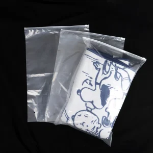 High Quality Self sealing Bags PE Transparent Bags Packaging Clothing With Air Holes Plastic Zipper Bags