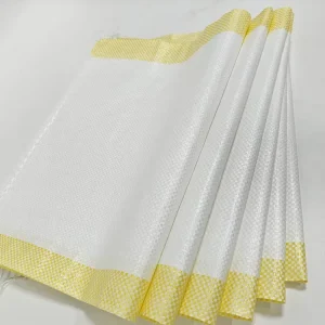 High Strength Recyclable PP Woven Bags with Heat Seal and Offset Printing for Flour and Rice Packaging