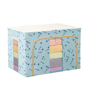 Home Folding Fabric Storage Boxes Cubes Bedding Sheet Organizer Collapsible Clothing Packaging Foldable Functional