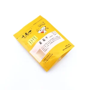 Hot Sales Laminated Food Packaging Bag for Nuts Stand up Bags with a clear Window for Pumpkin Seeds