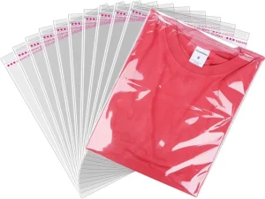 In stock 22*34cm Transparent Opp Bags (BOPP) for Packaging Clothing Hair Accessories Wallets