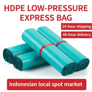 Industrial Use Light Green Low Pressure Poly Mailers for Apparel Shipping Packaging