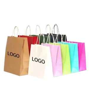 Kraft Paper Packaging Printing Food Packaging Bag Customized Shopping Green Eco Friendly Eco Friendly Paper Tote Bag