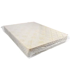 LDPE Side Gusset Mattress Cover Bag Heat Seal Screen Printing Moisture Proof Disposable Packaging Bedding