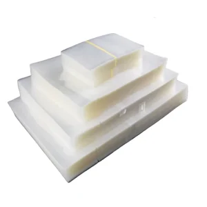 Laminated 3 Side Seal Bag Plastic Custom Printed PA PE Vacuum Heat Seal Pouch Three 3 Side Seal Lamb Food Vacuum Packaging Bags