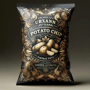Laminated Custom Plastic Bags Fries Packaging Frozen Potato Chips Packaging Bag