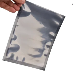 Laminated Flat Bags Semi See Through Design Multi Food Pack Pouches for Gum Sushi Milk Jelly Pet Feed Storage