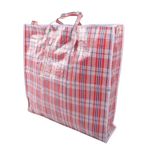 Large Capacity Quilt Luggage Storage Bag Waterproof Snakeskin Design PP Woven Moving and Storage Bag for Pillows