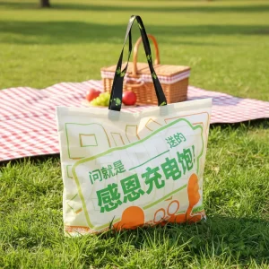 Large Capacity Waterproof Grocery Custom Packaging Laminated PP Woven Bag