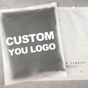 Large Custom Reusable Zipper Bags for Promotion for Packaging Cosmetic Clothing Shoes