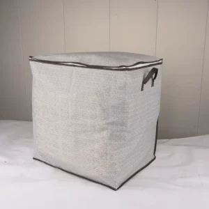 Large Eco-Friendly Foldable Non-Woven Fabric Clothing Storage Bag with Steel for Home Use