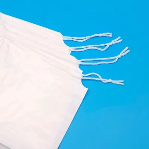 Large-capacity PE Plastic Drawstring Bags Socks Shoes Travel Clothing Storage Sturdy Durable Protection for Custom Printed