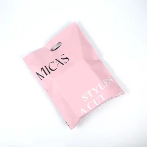 Light Pink Waterproof Recycled Poly Mailer Custom Printed Logo Shipping Bags for Shoe Packaging Plastic Bags