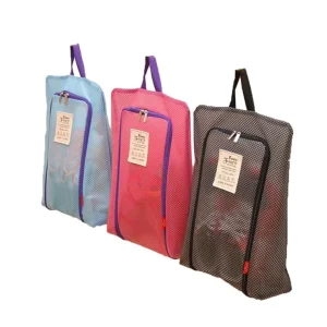 Light Weight Dustproof Zipper Shoe Bag Travel Waterproof Shoe Storage Bag With Custom Logo