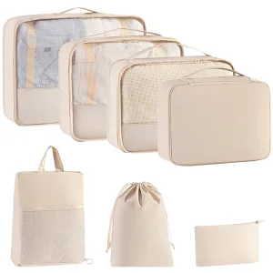 Lightweight & Durable Oxford Cloth Travel Storage Bag Square Luggage Organizer Bedding Set Packaged in Box