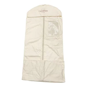 Luxurious Custom Garment Bag With Own Logo High Quality Foldable Cotton Non woven Wedding Dust Bag With Zipper