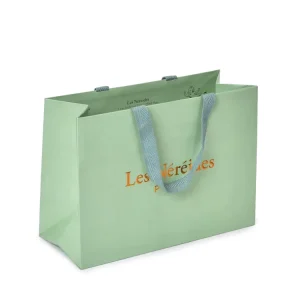 Luxury Custom Logo Printed Recyclable Coated Paper Shopping Bags Cotton Rope Handle Customizable Gift Household Products