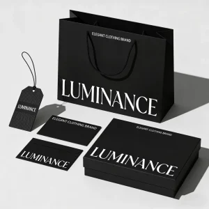 Luxury Custom logo Printed Gift Paper Boutique Shopping Bags With Your Own logo