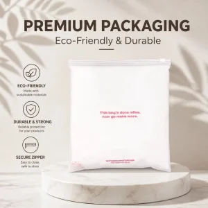 Luxury Custom logo Waterproof Plastic Gift Clothing Bags for Women Men Clothing and Fashion Accessories