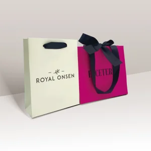 Luxury Gift Printed Handle Paper Bag Recyclable Retail Clothing Brand Logo Custom Shopping Packaging Bags