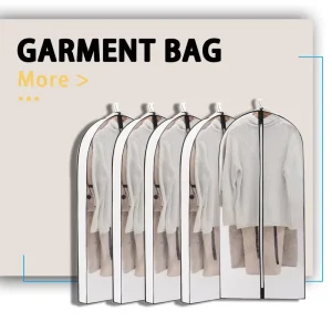 Luxury Multi Sized Visual Garment Cover for Travel Use and Wrinkle Free Suit Transportation