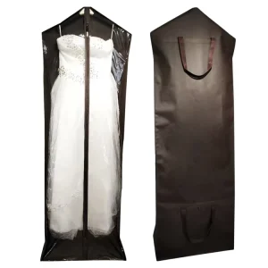 Luxury Travel Wedding Gown Dress Garment Bag Suit Cover Bags Non Woven Fabric Recyclable with Customer Logo