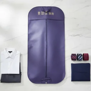 Luxury Wedding Dress Bag with Zipper Non-Woven Fabric Garment Suit Packaging Wedding Gowns Storage