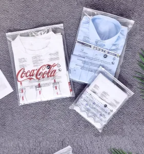 Manufacture Customized Clothes Underwear Toy Pack Socks Dress Apparel Garment Packaging EVA CPE Frosted Zip Lock Bag