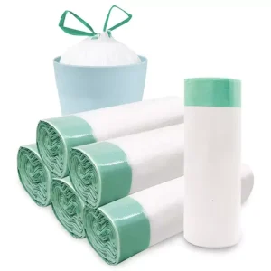 Manufacturing 13 Gallon Drawstring Biodegradable Garbage Bag Trash Bags
