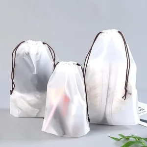 Matte Drawstring Dust Bag For Clothing Shoes Socks Underwear Travel Storage Packaging Pouch