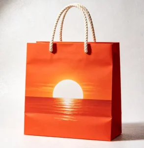 Matte Laminated Paper Bags Scratch Resistant Durable Finish Long Lasting Premium Look for Luxury Brand Packaging