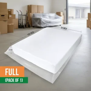 Mattress Bag for Moving Storage Plastic Waterproof Mattress Protector Cover Heavy-Duty Mattress Moving Supplies