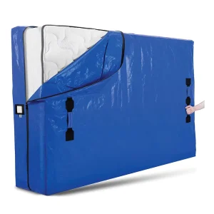 Mattress Packaging for Bedding 180Gsm Waterproof Pp Fabric Package Mattress Bule Reusable Transportation Mattress Packaging Bag