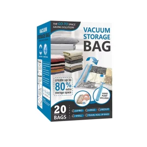 Moving and Storage Pro Kit Electric Pump and Vacuum Bags Pack Clothes Bedding 3X Faster Save Boxes and Space