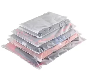 New Design Polybags With Logo Print Zipper Bag for Clothing