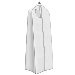 New Style Personalized Custom Printed Suit and Wedding Dress Cover Wedding Dress Dust proof Reusable Garment Bag